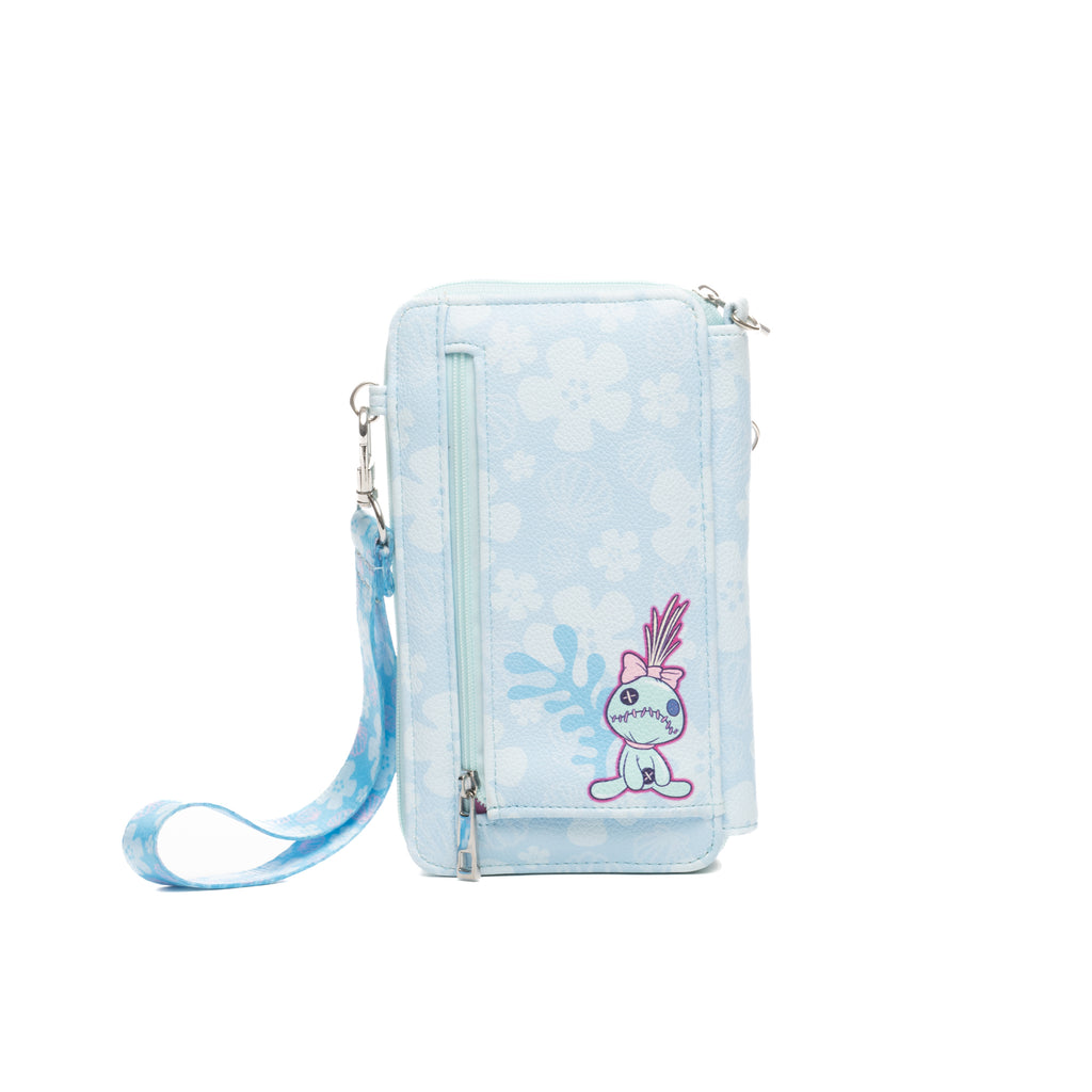 Disney Lilo and Stitch :Stitch and Angel Crossbody Wallet Cell Phone Wristlet