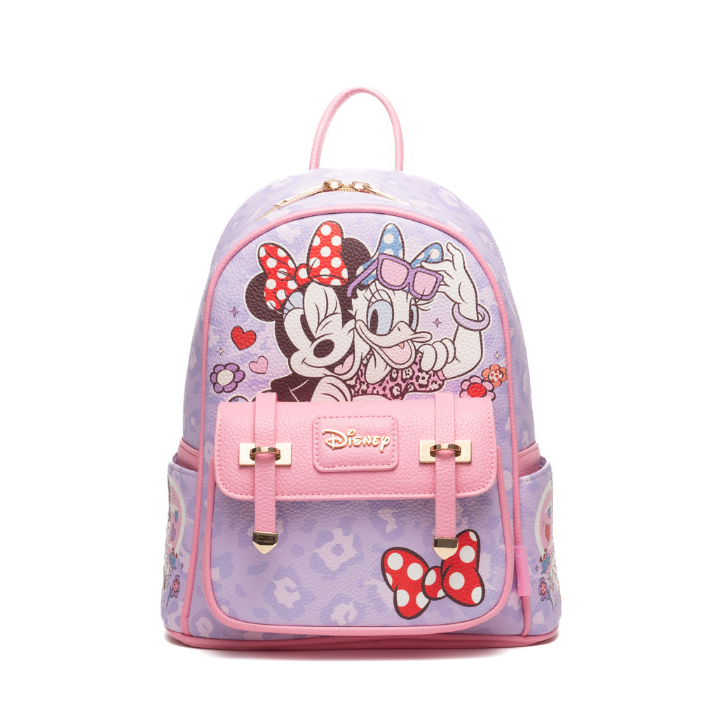 PROMO Minnie Mouse and Daisy Duck 11-inch Vegan Leather Mini Backpack