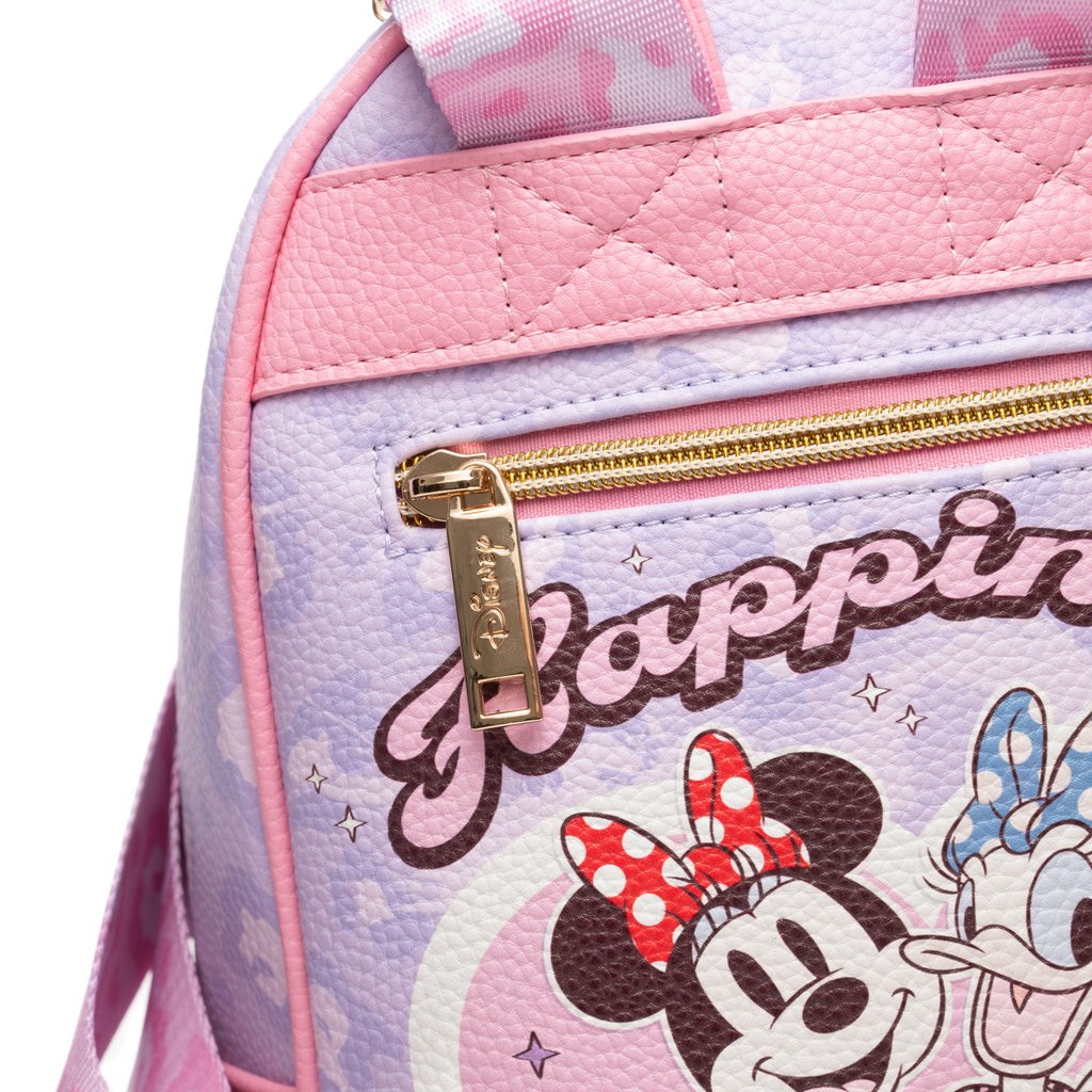 Minnie Mouse and Daisy Duck 11-inch Vegan Leather Mini Backpack