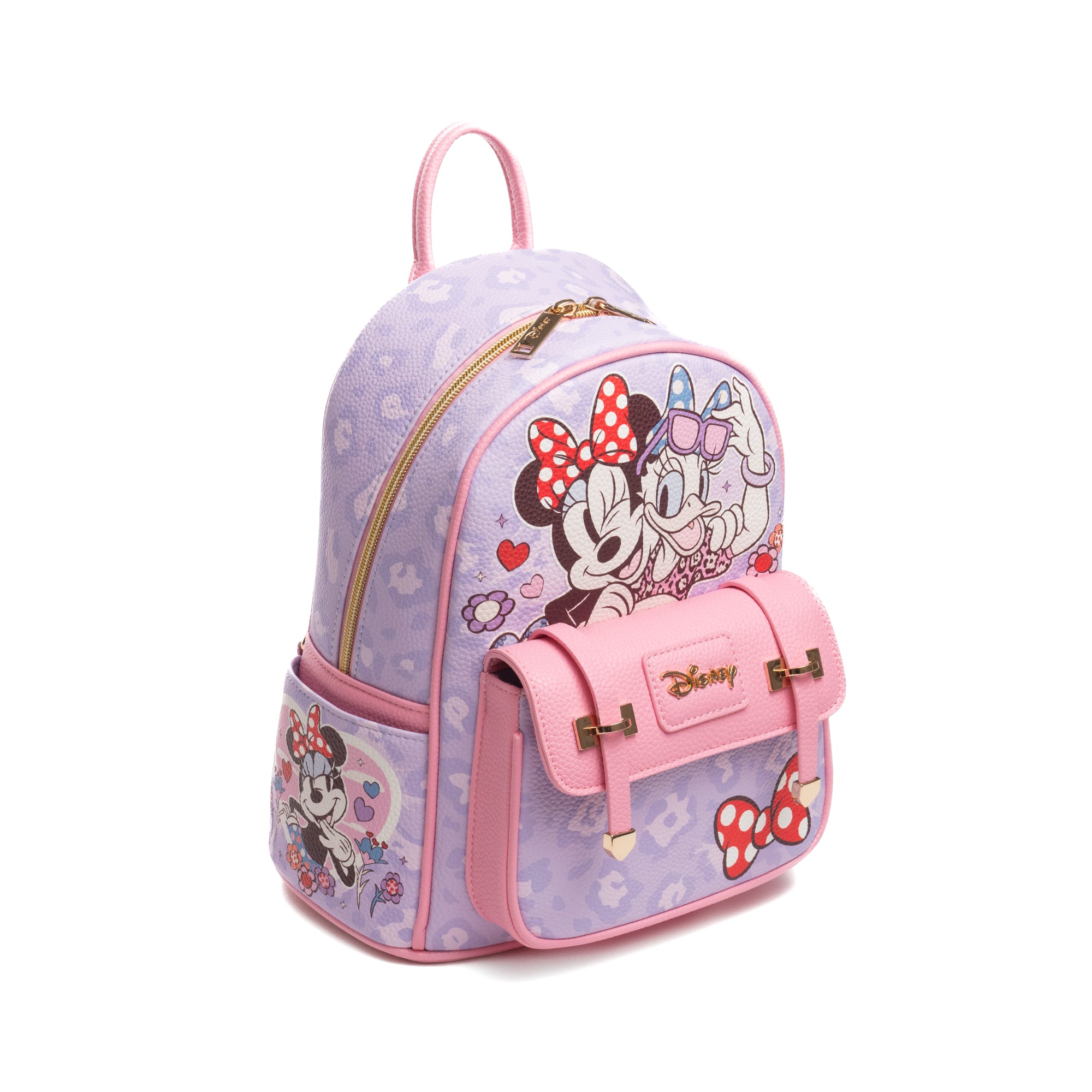 PROMO Minnie Mouse and Daisy Duck 11-inch Vegan Leather Mini Backpack