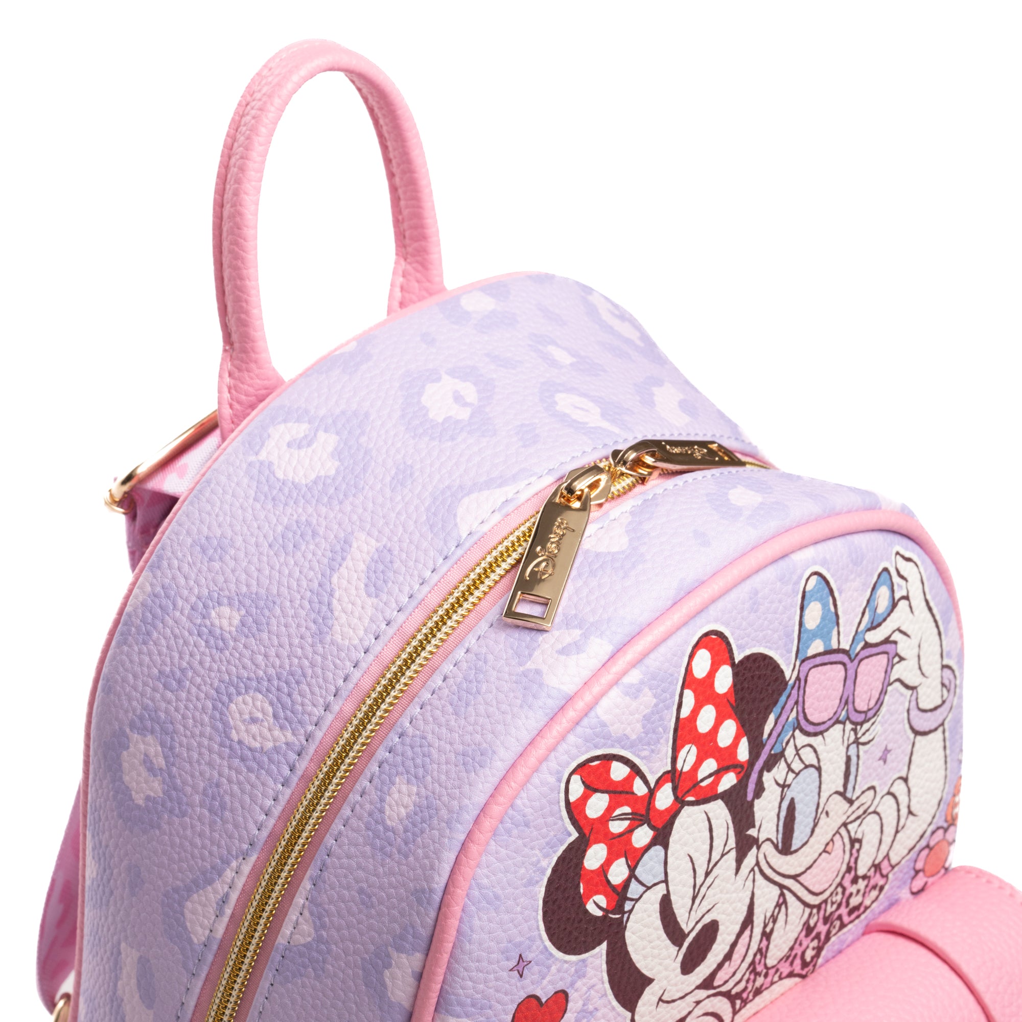 Minnie Mouse and Daisy Duck 11-inch Vegan Leather Mini Backpack