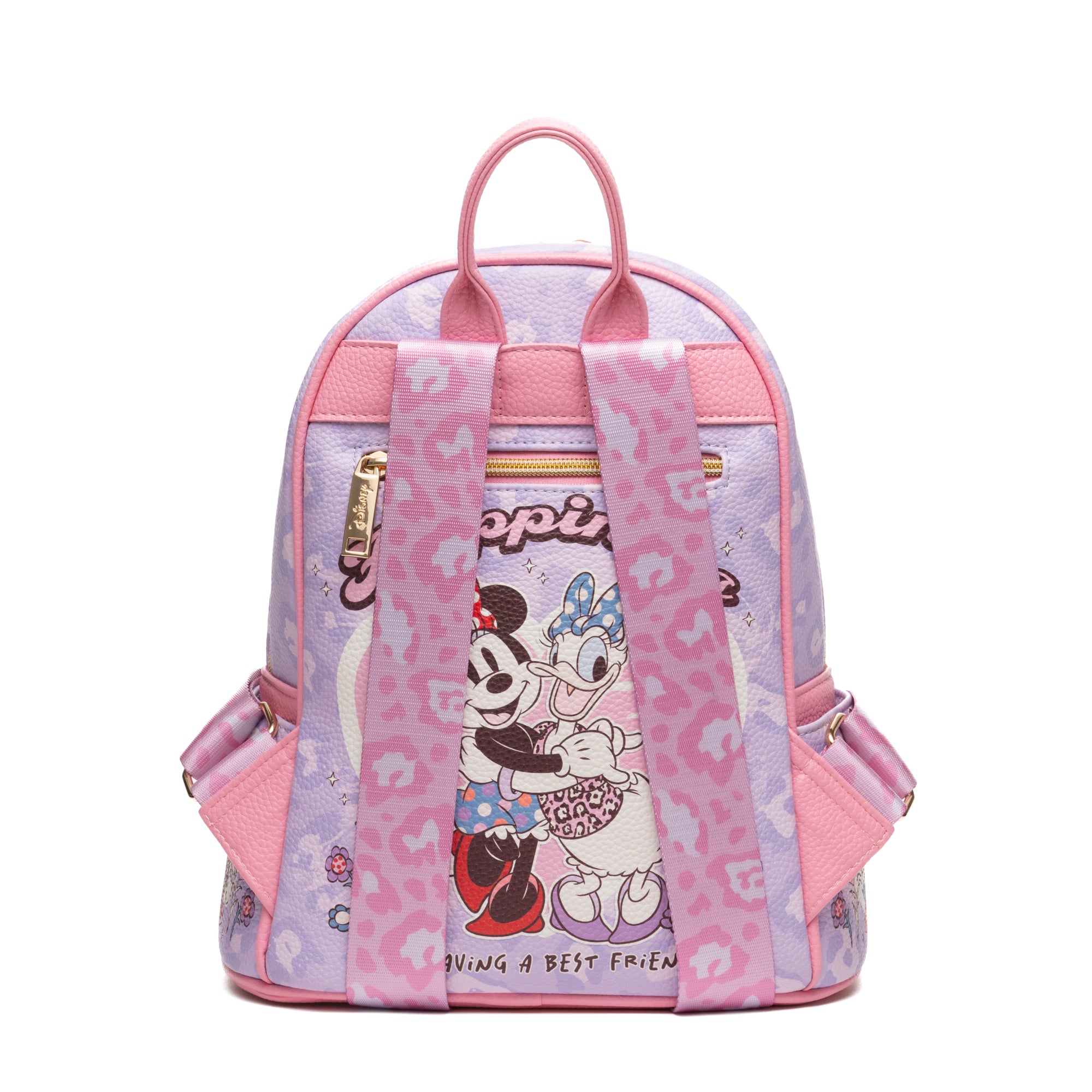 Minnie Mouse and Daisy Duck 11-inch Vegan Leather Mini Backpack