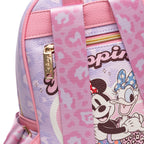 Minnie Mouse and Daisy Duck 11-inch Vegan Leather Mini Backpack
