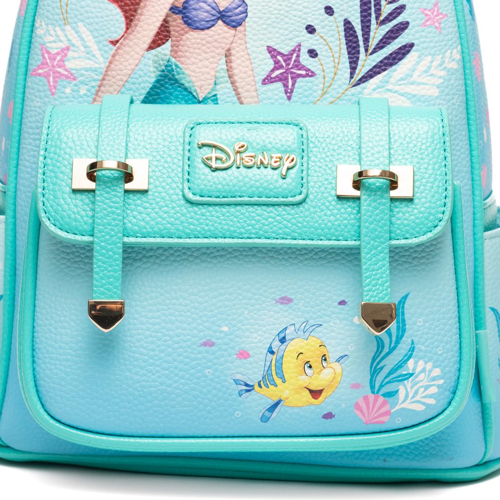 The Little Mermaid - Ariel WondaPop 11" Vegan Leather Fashion Mini Backpack (Copy)
