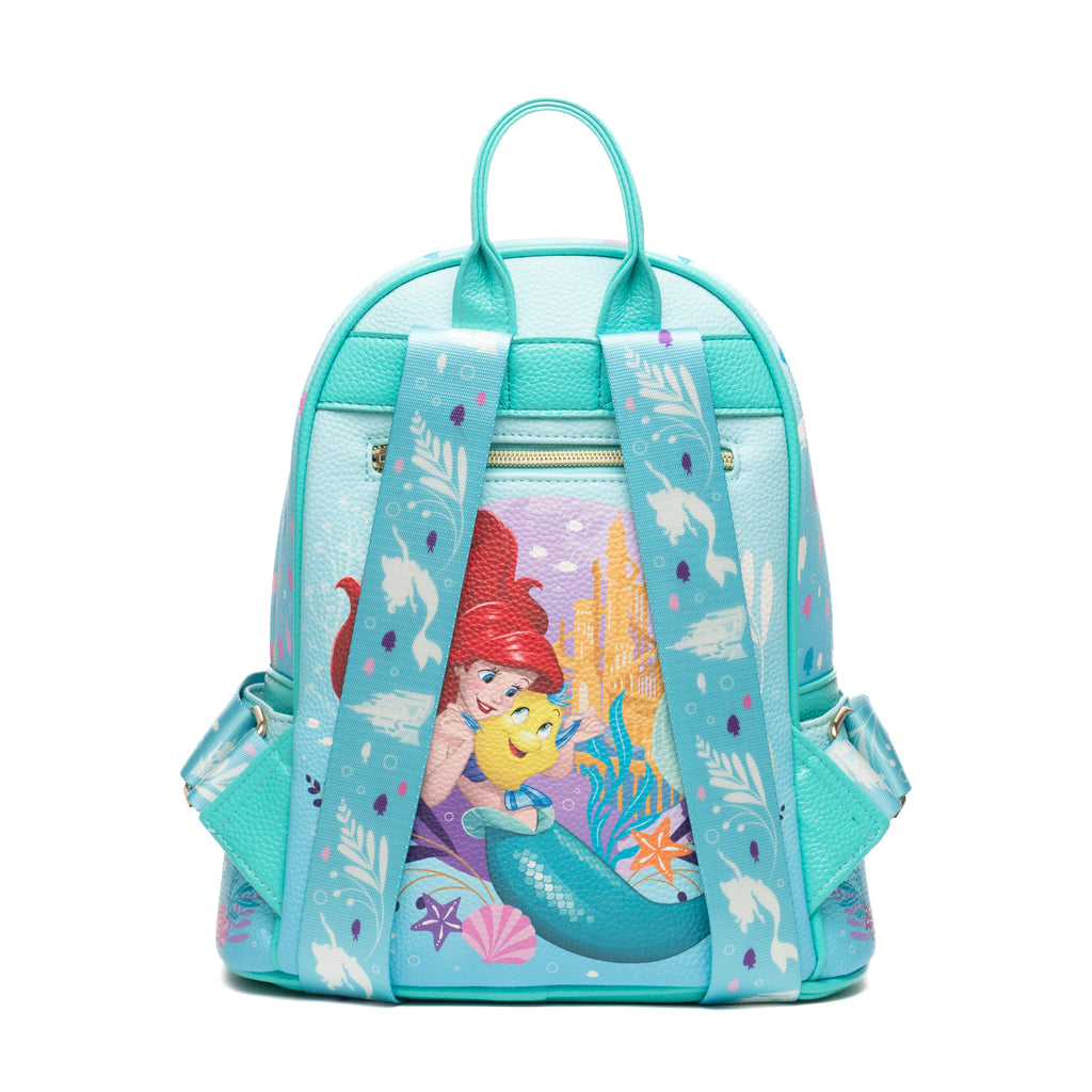 The Little Mermaid - Ariel WondaPop 11" Vegan Leather Fashion Mini Backpack (Copy)