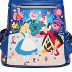Alice in Wonderland Tea Party WondaPop 11" Vegan Leather Fashion Mini Backpack