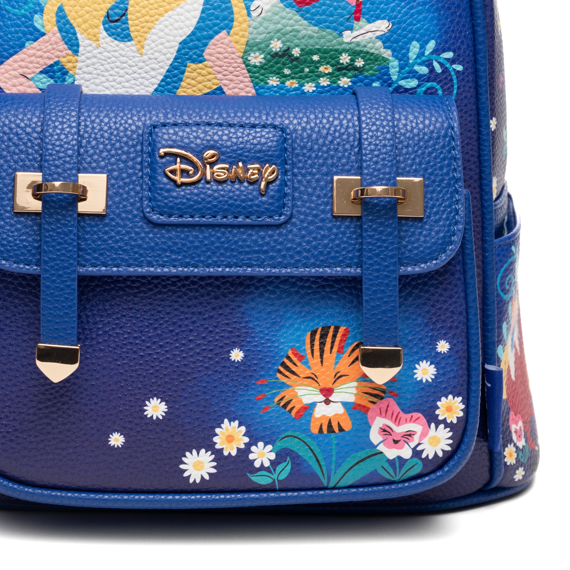 Alice in Wonderland Tea Party WondaPop 11" Vegan Leather Fashion Mini Backpack