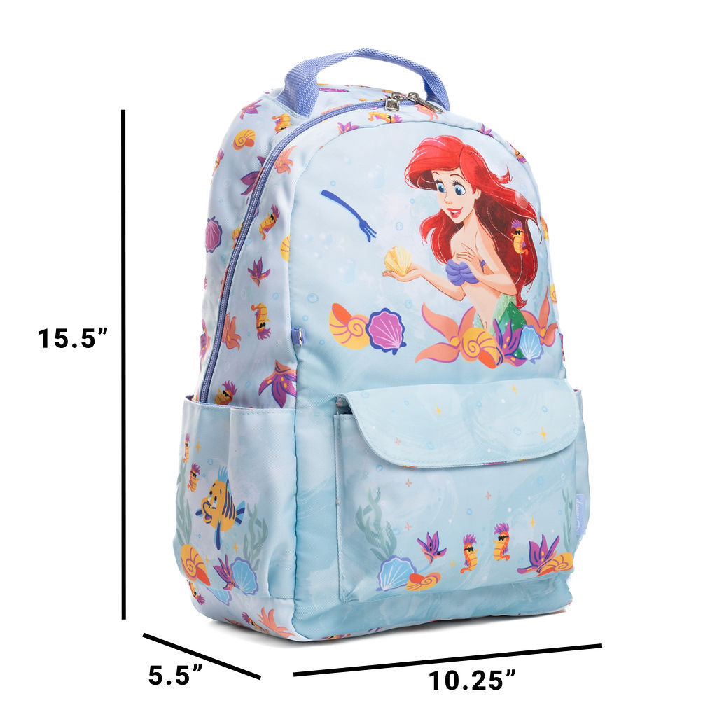 WondaPop Disney Ariel -- The Little Mermaid Nylon School Backpack