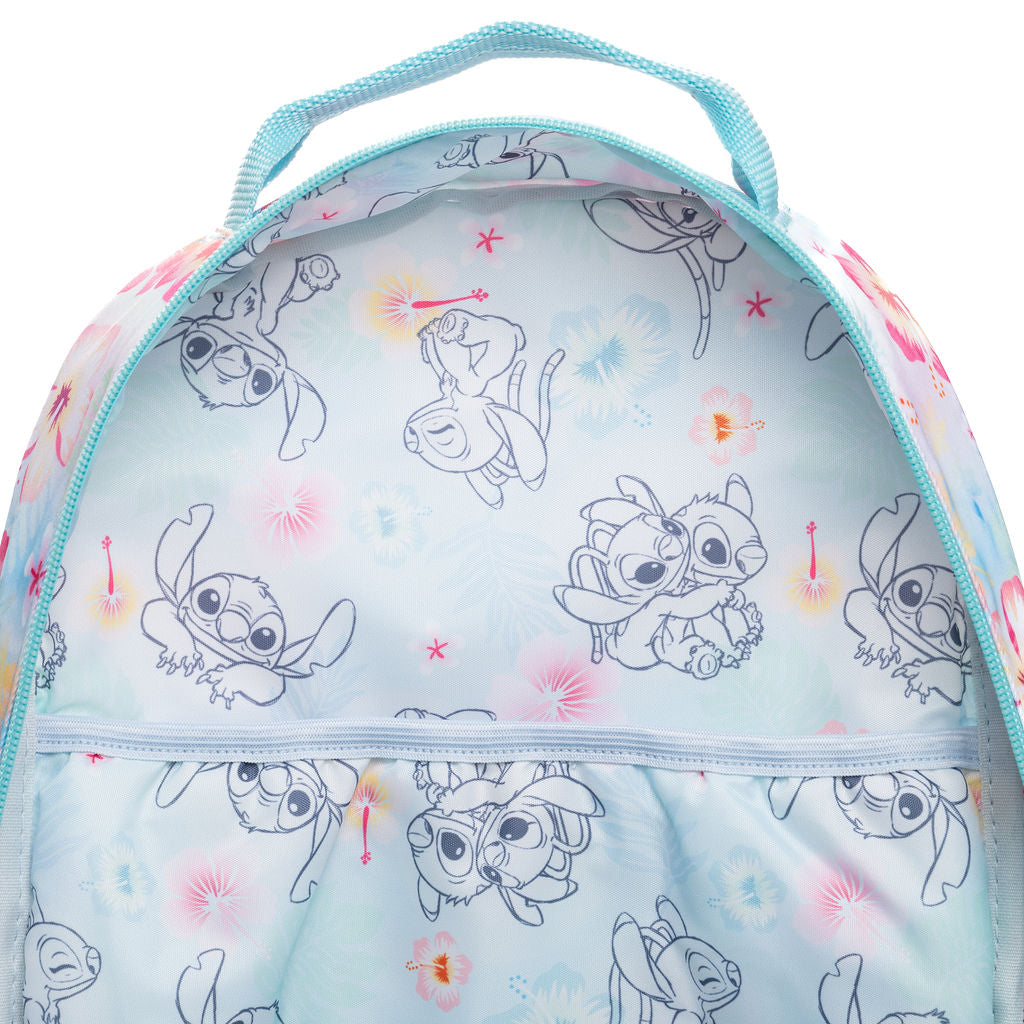 WondaPop Disney Stitch and Angel Nylon School Backpack