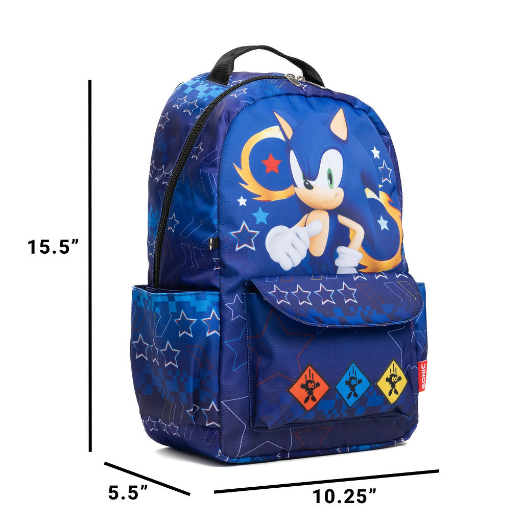 WondaPop Sega Sonic Nylon School Backpack
