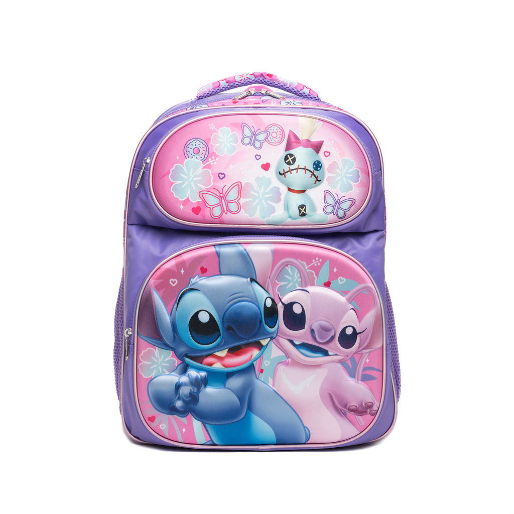 WondaPop Disney Stitch and Angel 3D Backpack
