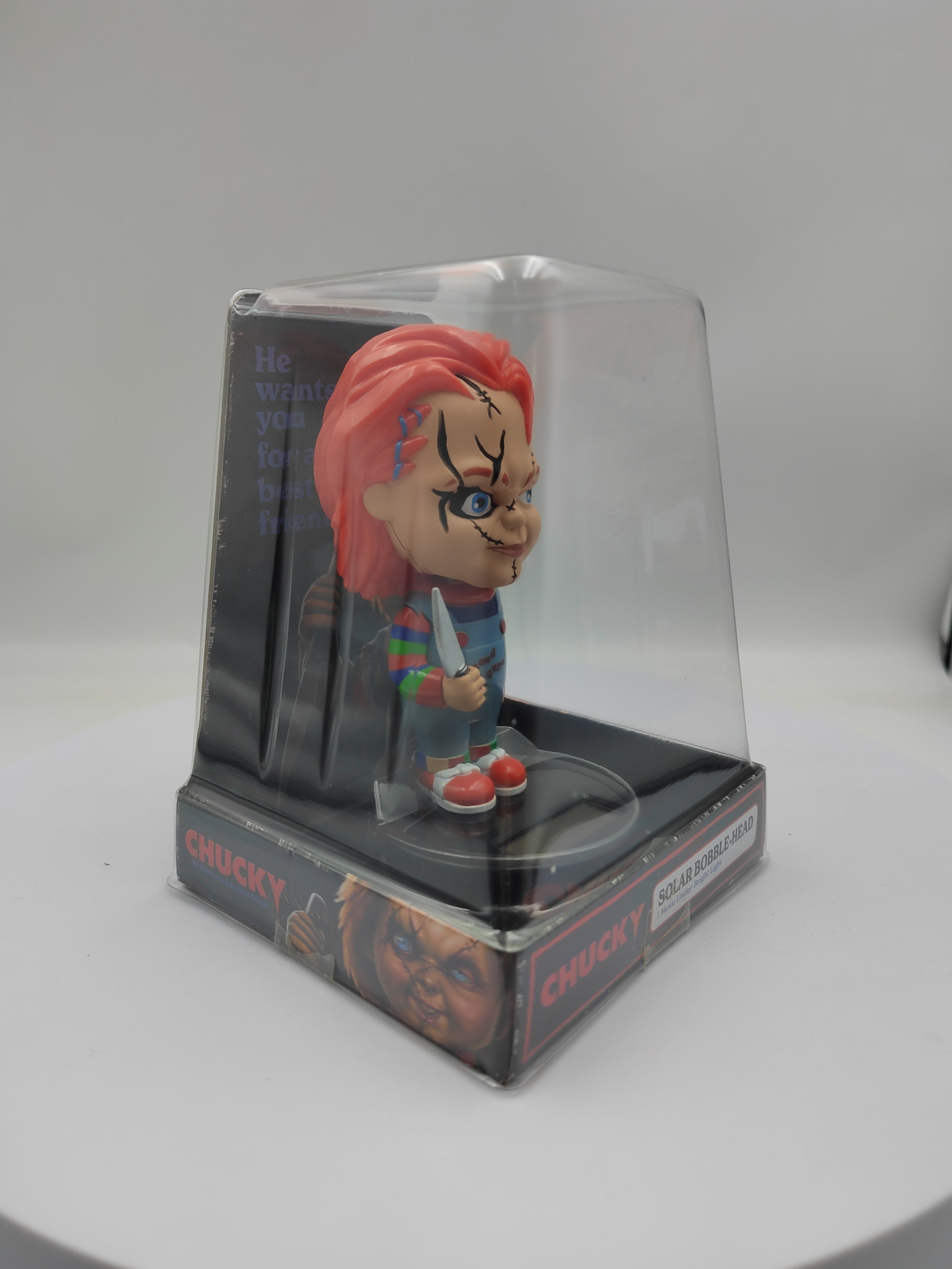 ちょこ Chucky Solar Bobblehead – WondaPop