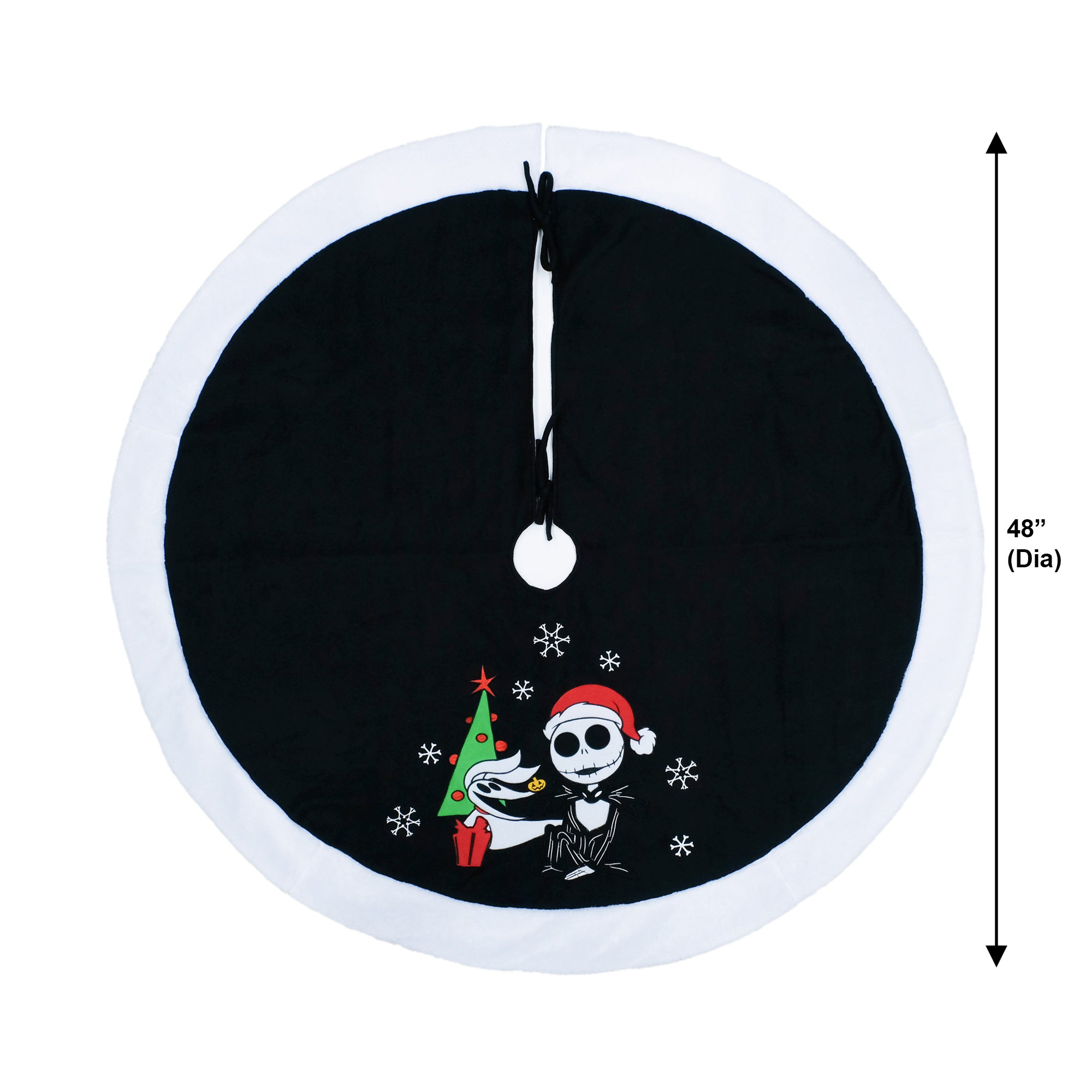 Disney The Nightmare Before Christmas Jack Santa and Zero Tree Skirt