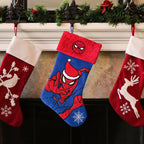 Spider-man in Santa Hat Embroidered Christmas Stocking