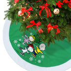 Peanuts Gang 48" Embroidered Applique Tree Skirt