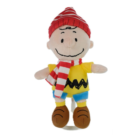 Charlie Brown from Peanuts dressed for Winter 8 inch Plush