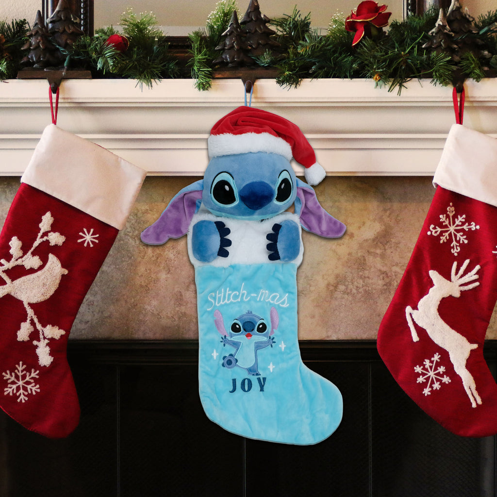 Stitch from Lilo and Stitch 3D Plush Head Stocking