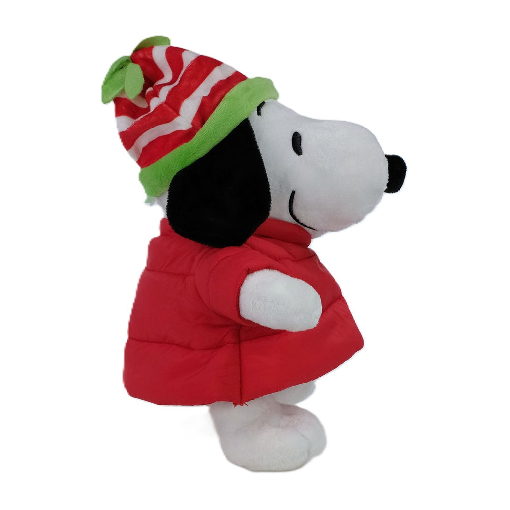 Snoopy in a Red Puffer Jacket 11 inch Plush