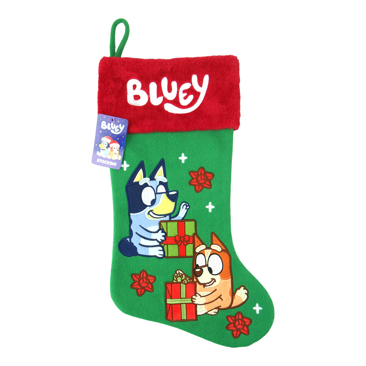 Bluey Stocking  20 inch Appliqué Stocking