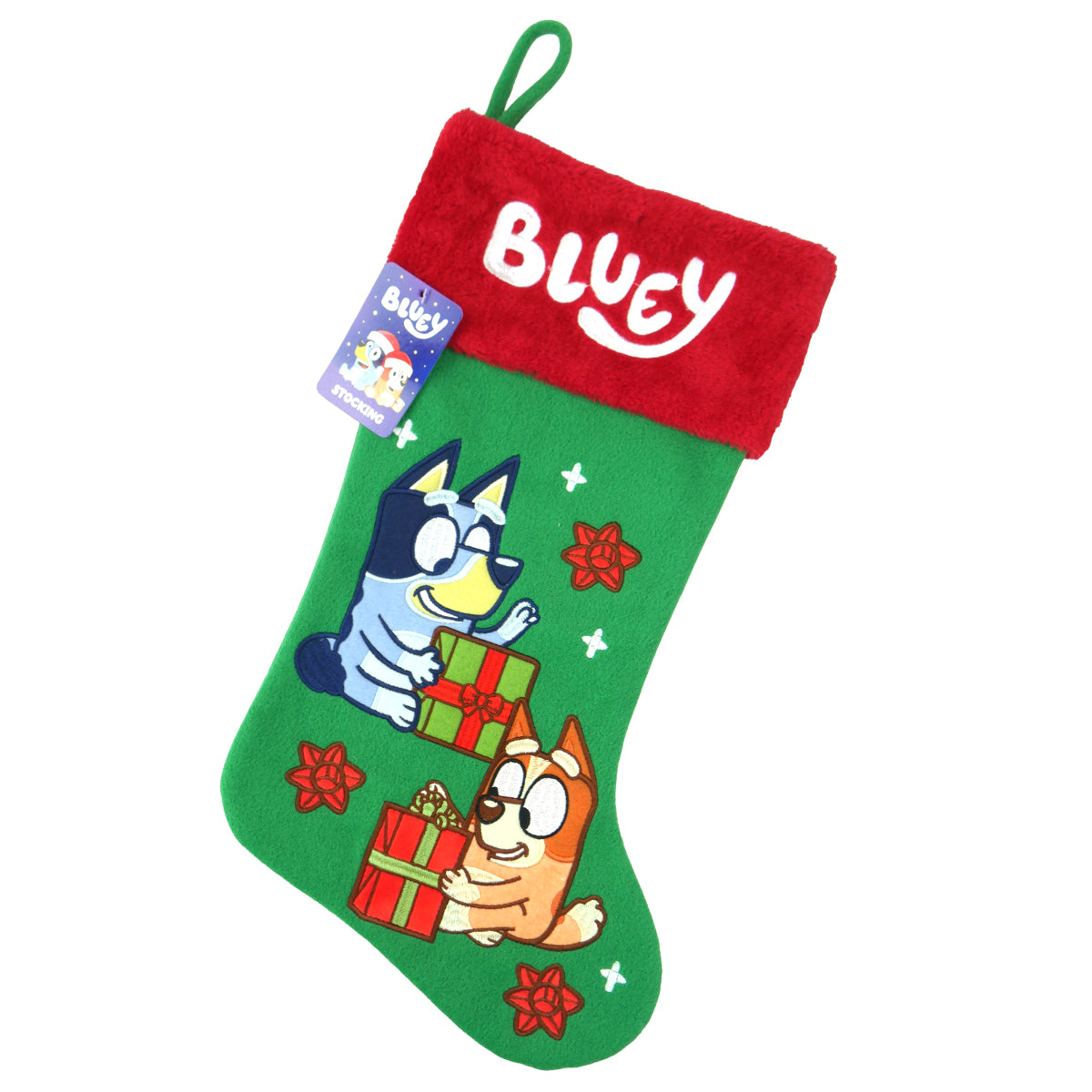 Bluey Stocking  20 inch Appliqué Stocking
