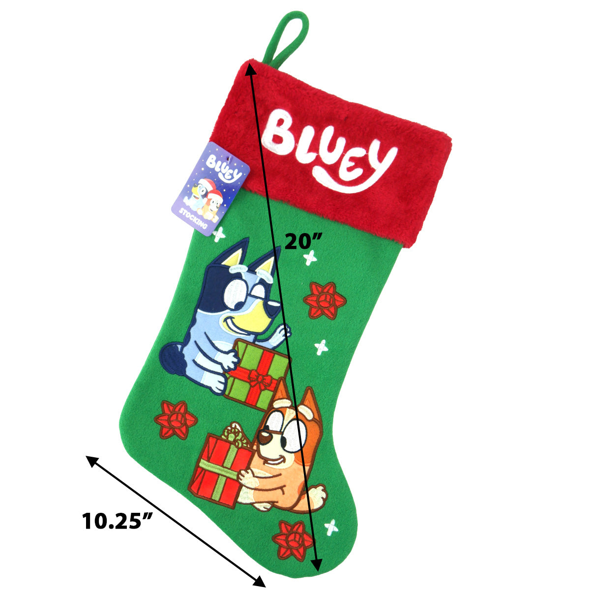 Bluey Stocking  20 inch Appliqué Stocking
