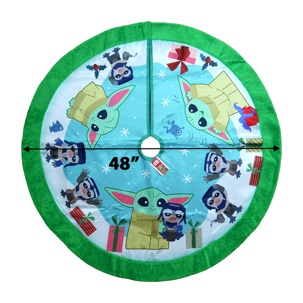 Grogu Printed 48 inch Christmas Tree Skirt