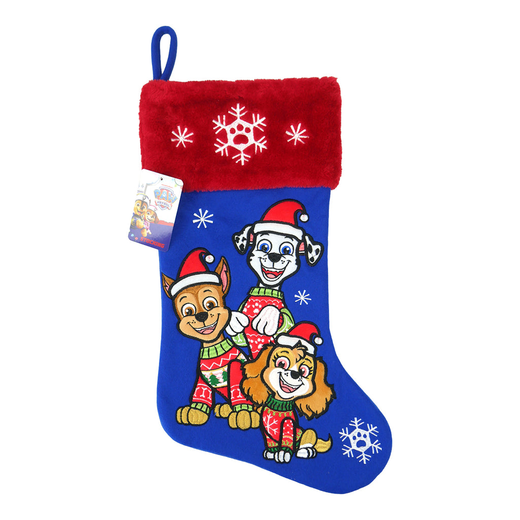 Paw Patrol 20 inch Appliqué Stocking