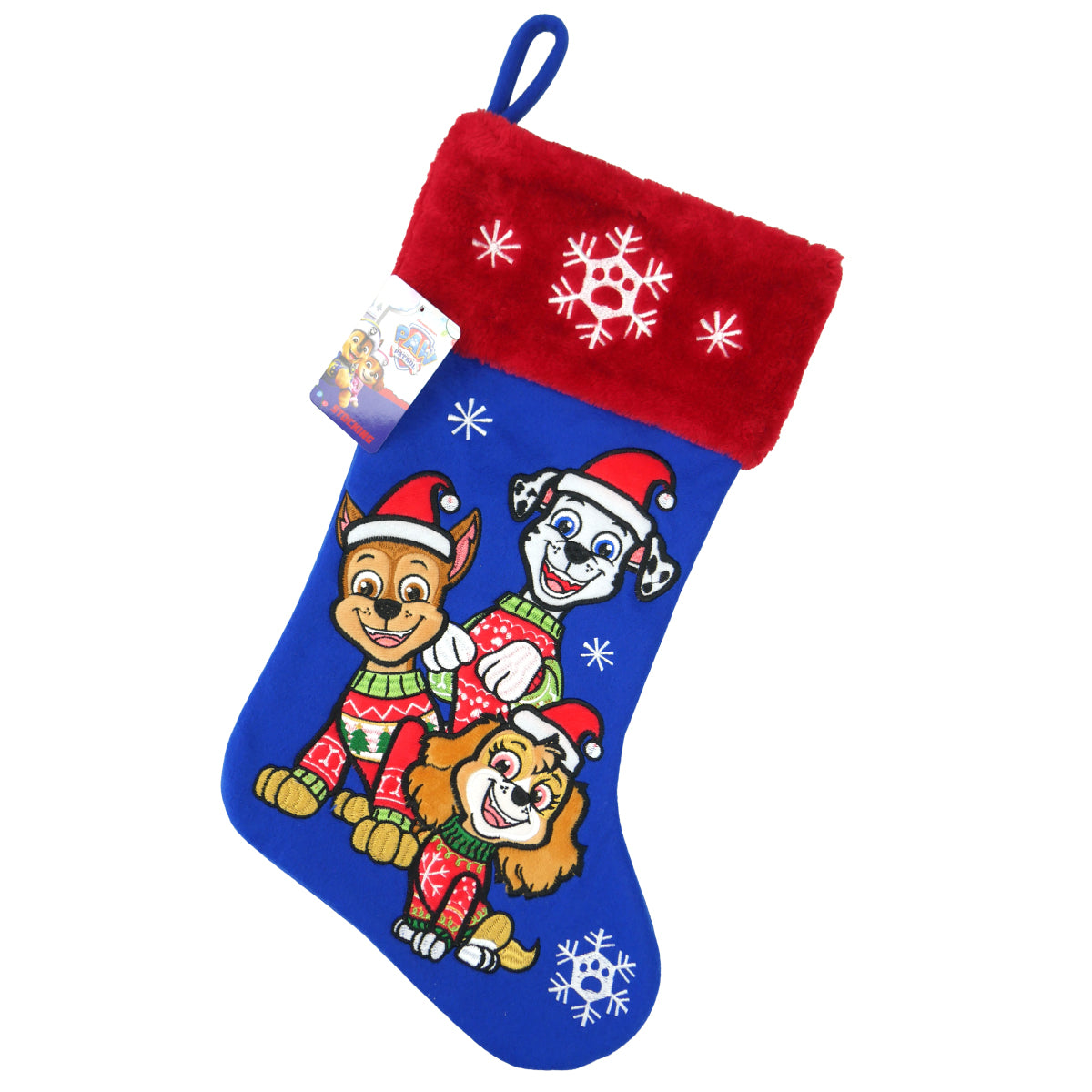 Paw Patrol 20 inch Appliqué Stocking