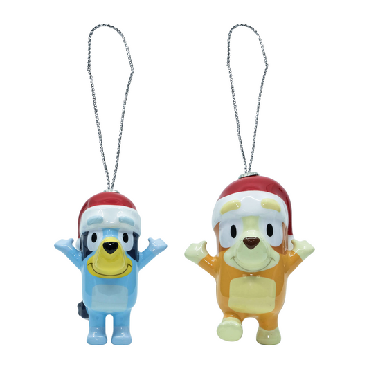 Bluey and Bingo Ornaments 2 Pack