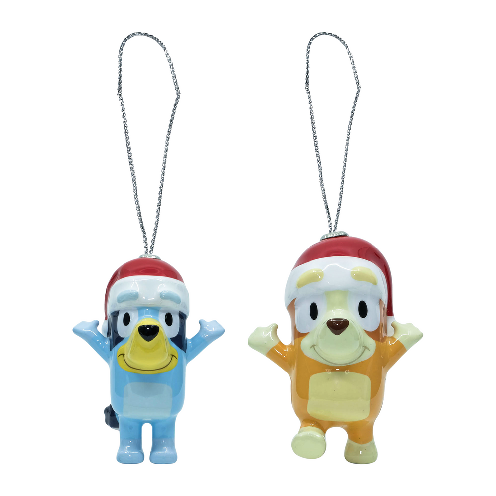 Bluey and Bingo Ornaments 2 Pack