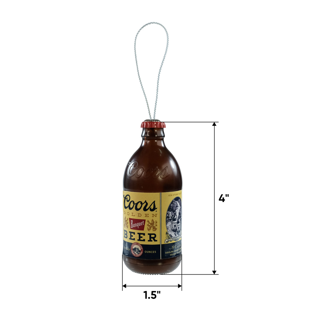 Coors Banquet Beer Christmas Tree Ornament