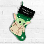 Star Wars - Baby Yoda Applique Christmas Stocking