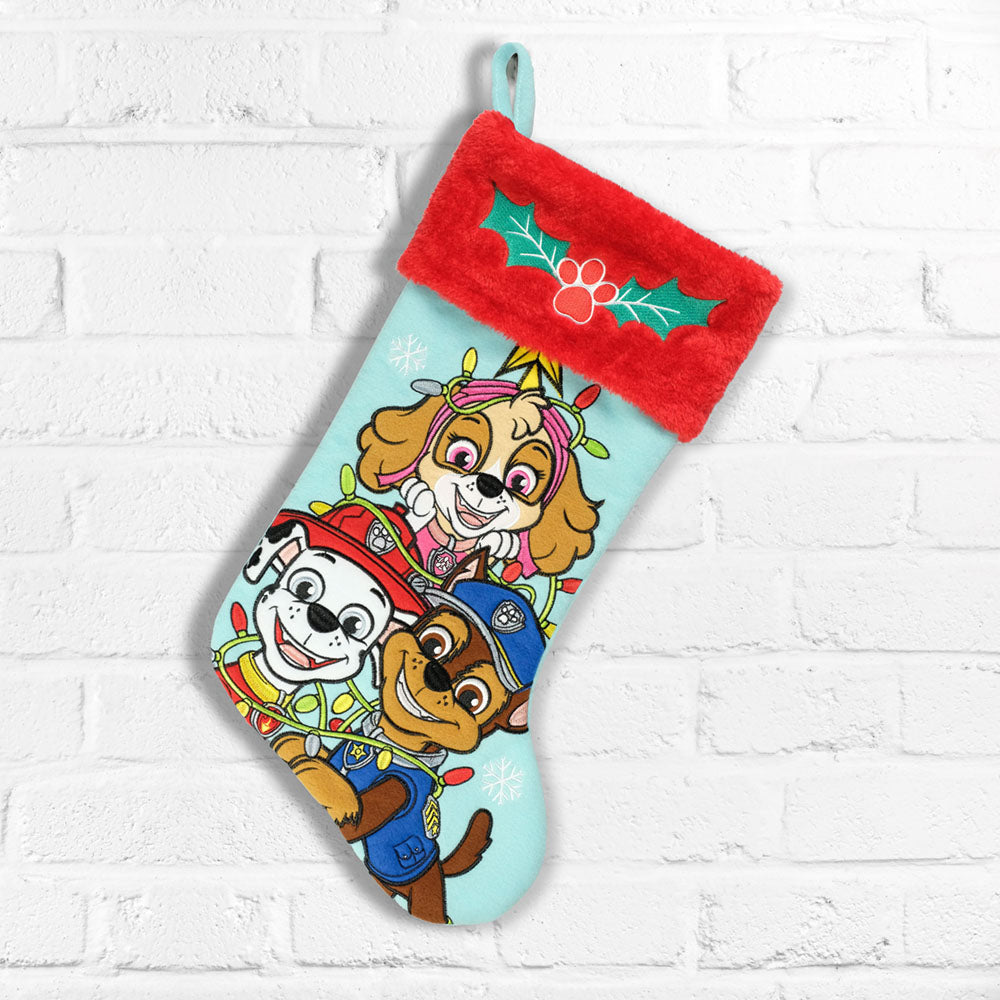 Paw Patrol - Skye, Marshall and Chase Christmas Stocking