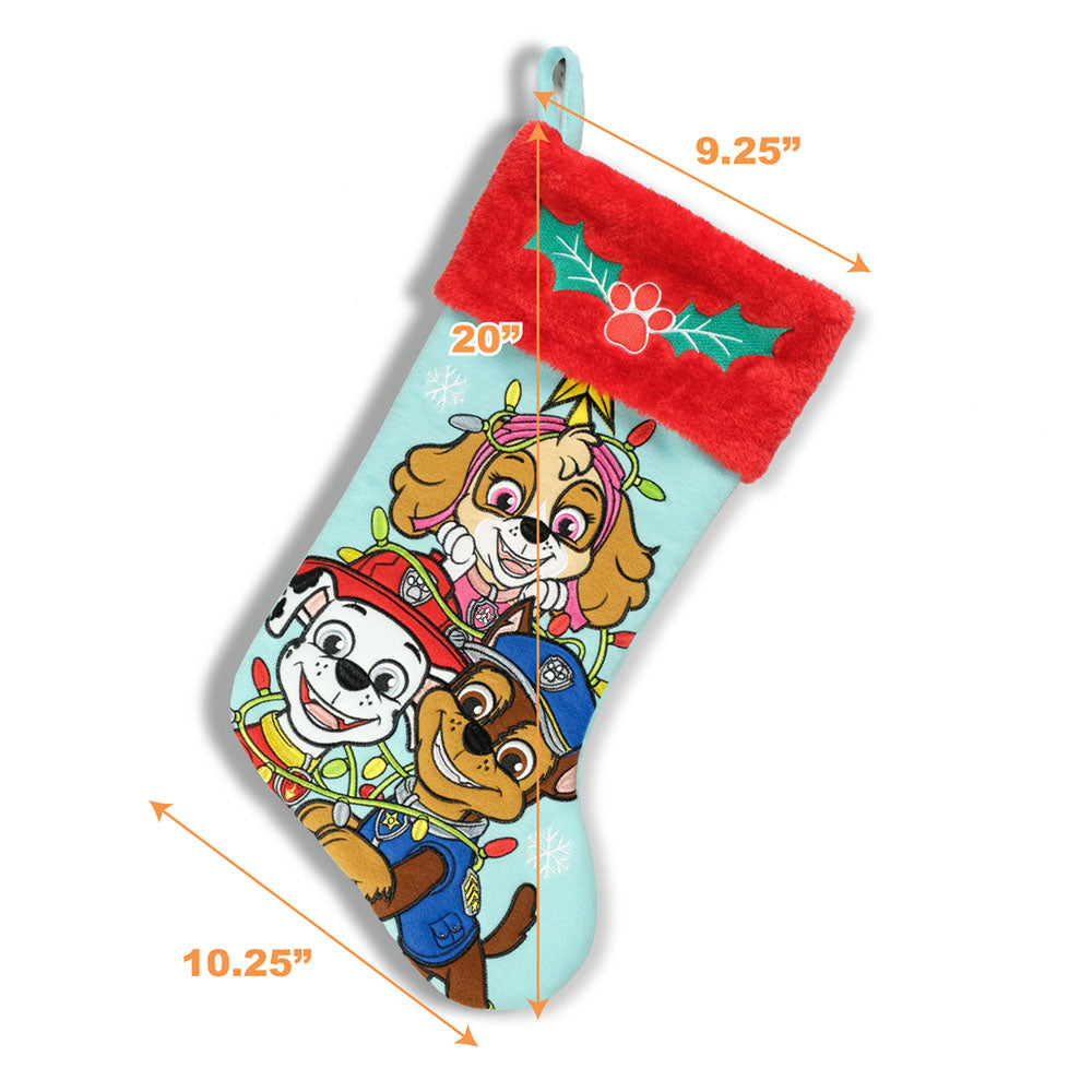Paw Patrol - Skye, Marshall and Chase Christmas Stocking