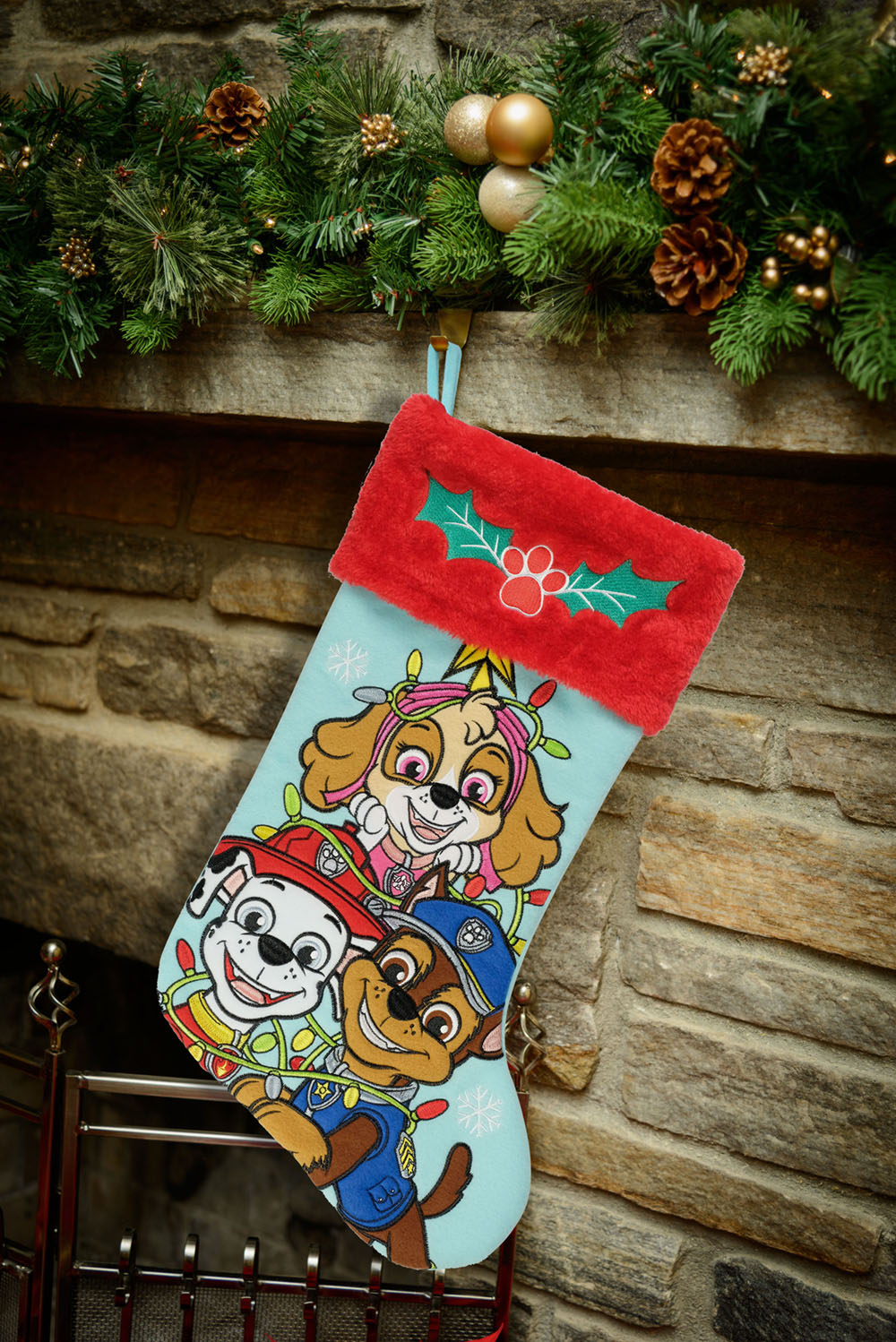 Paw Patrol - Skye, Marshall and Chase Christmas Stocking