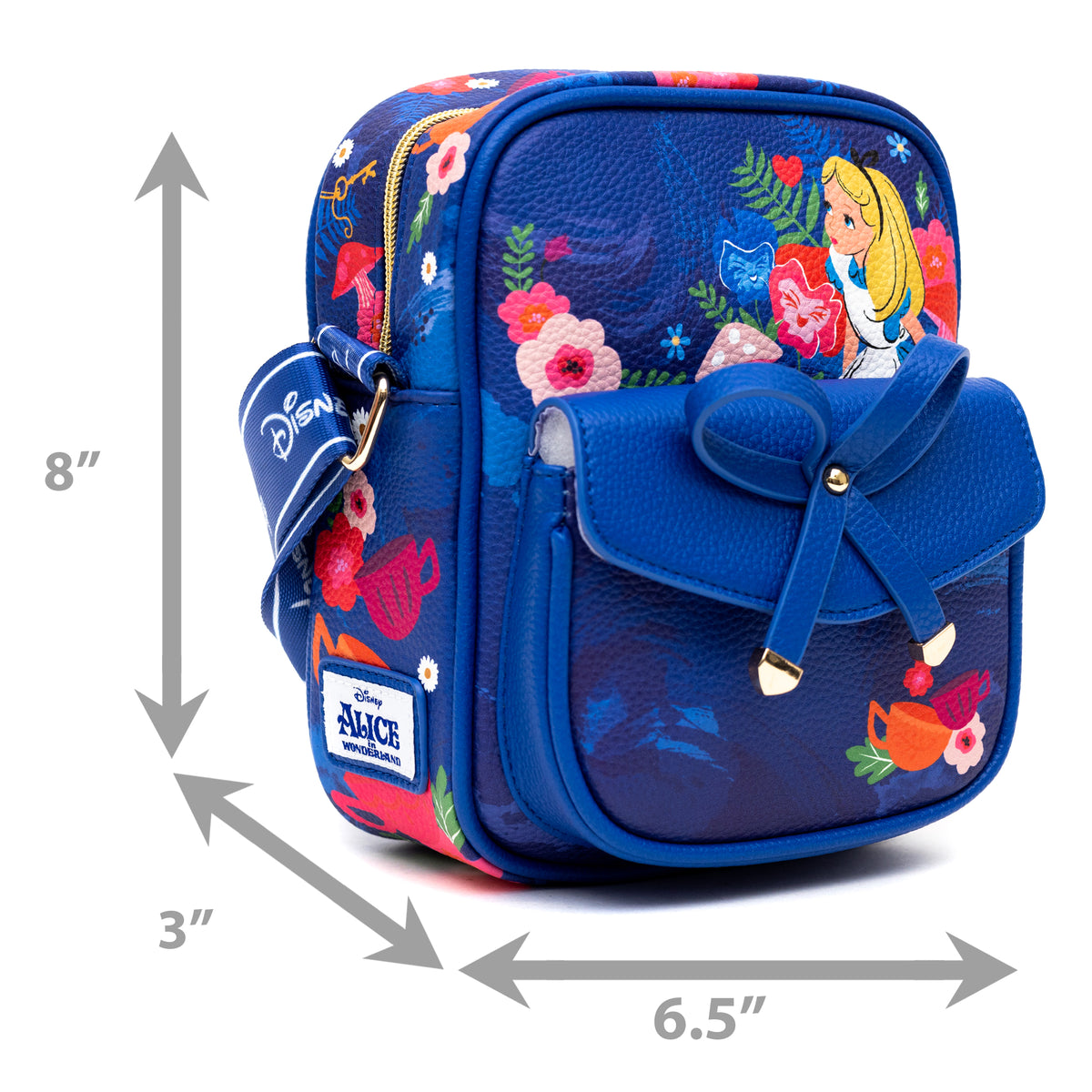 WondaPop Luxe Disney Alice in Wonderland Crossbody Bag