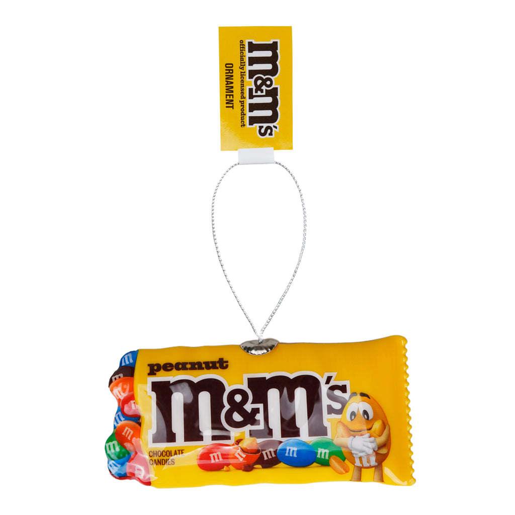 M&Ms 2-pack Plain and Peanut Christmas Tree Ornament