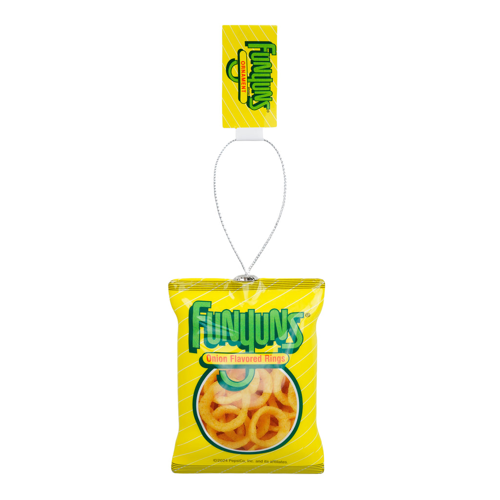 Lays Potato Chips and Funyuns 2-pack Christmas Tree Ornament Set