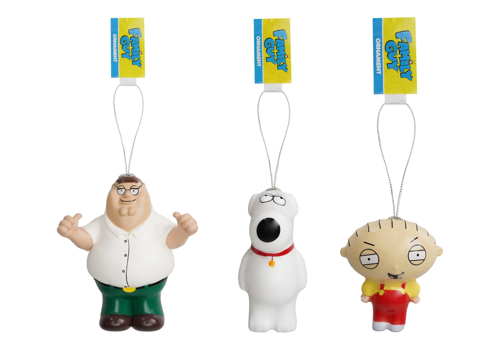 Family Guy Ornaments 3-Pack