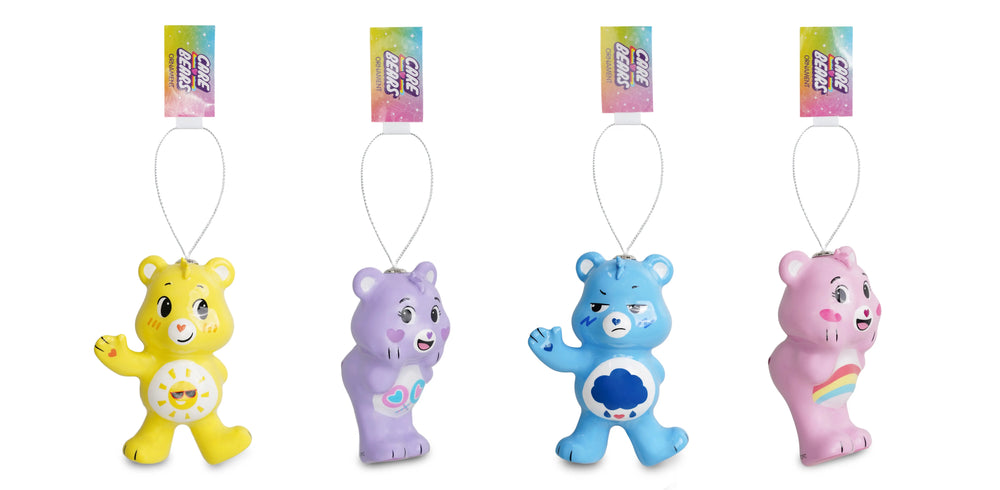 Care Bears Ornaments 4 pack Set