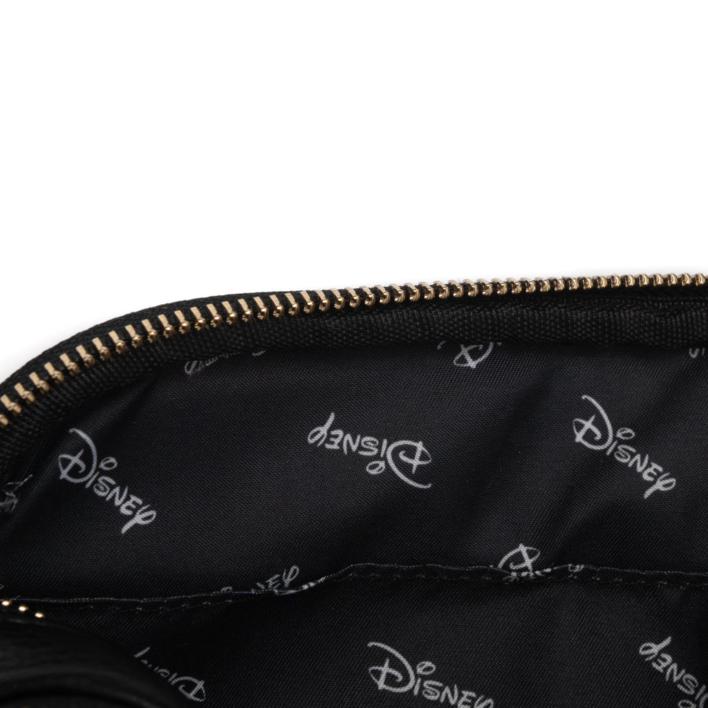 WondaPop Mickey and Minnie Mouse Double Zipper Crossbody/Shoulder Bag