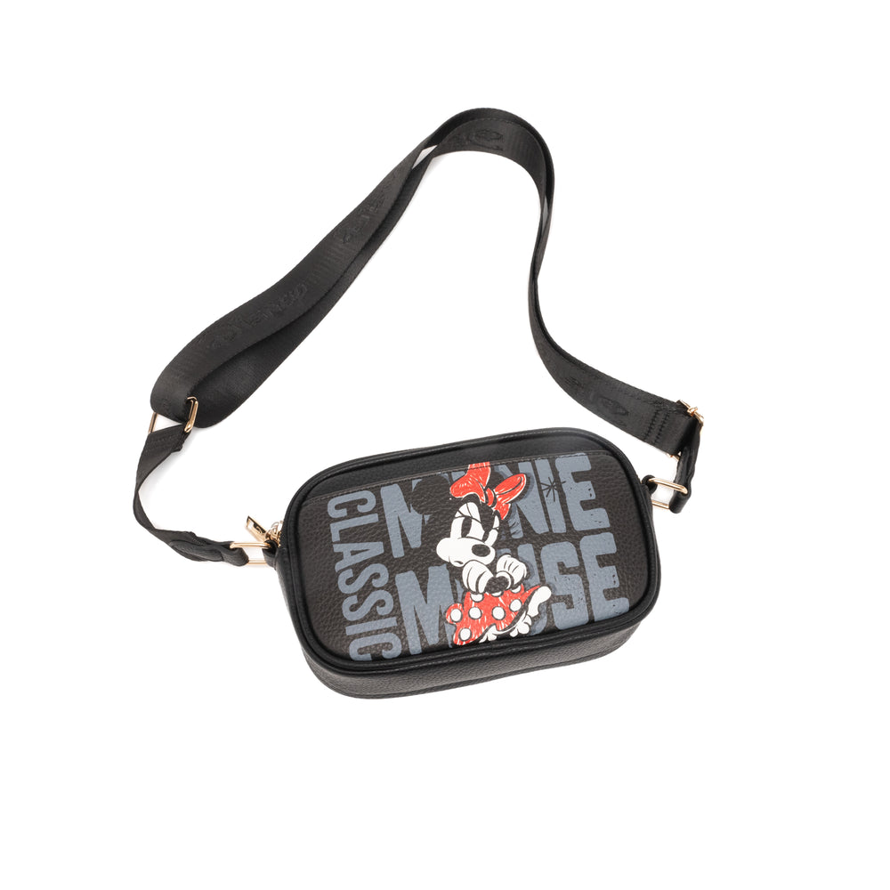 
                  
                    WondaPop Mickey and Minnie Mouse Double Zipper Crossbody/Shoulder Bag
                  
                