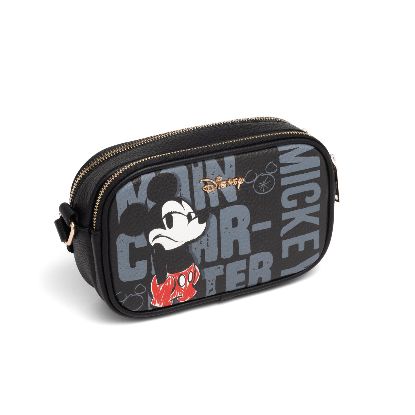 
                  
                    WondaPop Mickey and Minnie Mouse Double Zipper Crossbody/Shoulder Bag
                  
                