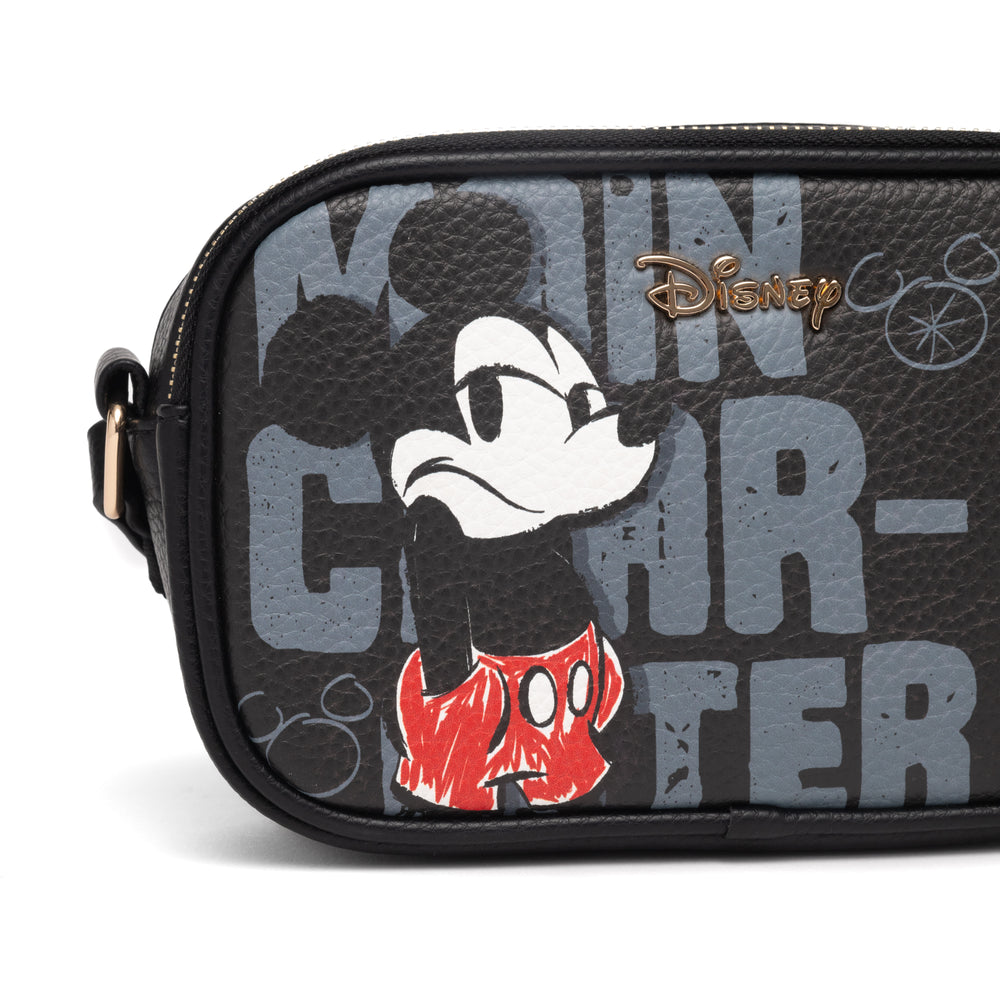 
                  
                    WondaPop Mickey and Minnie Mouse Double Zipper Crossbody/Shoulder Bag
                  
                
