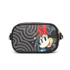 WondaPop Minnie Mouse Glam Double Zipper Crossbody/Shoulder Bag
