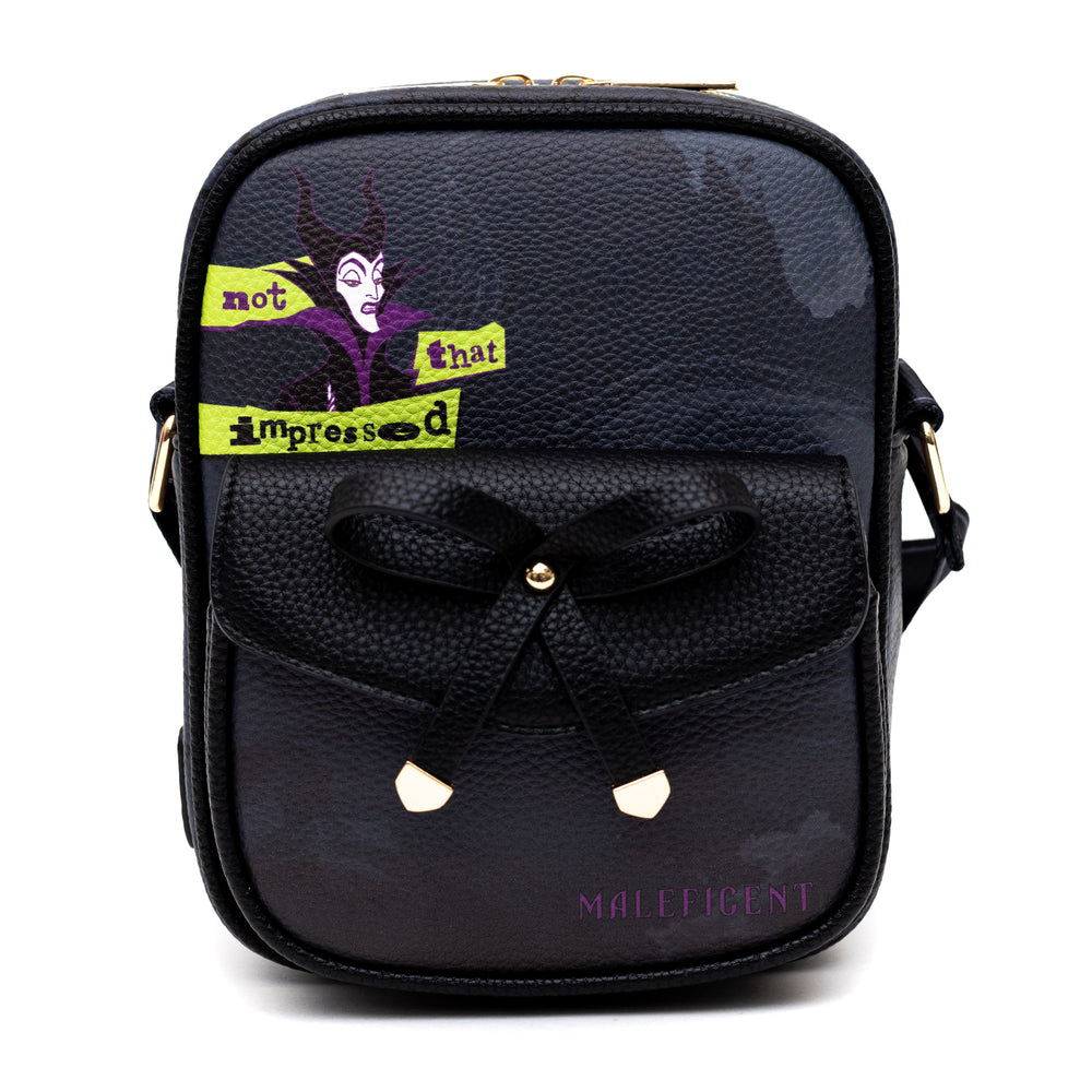 Disney Villains Maleficent 8 Vegan Leather Crossbody Shoulder Bag