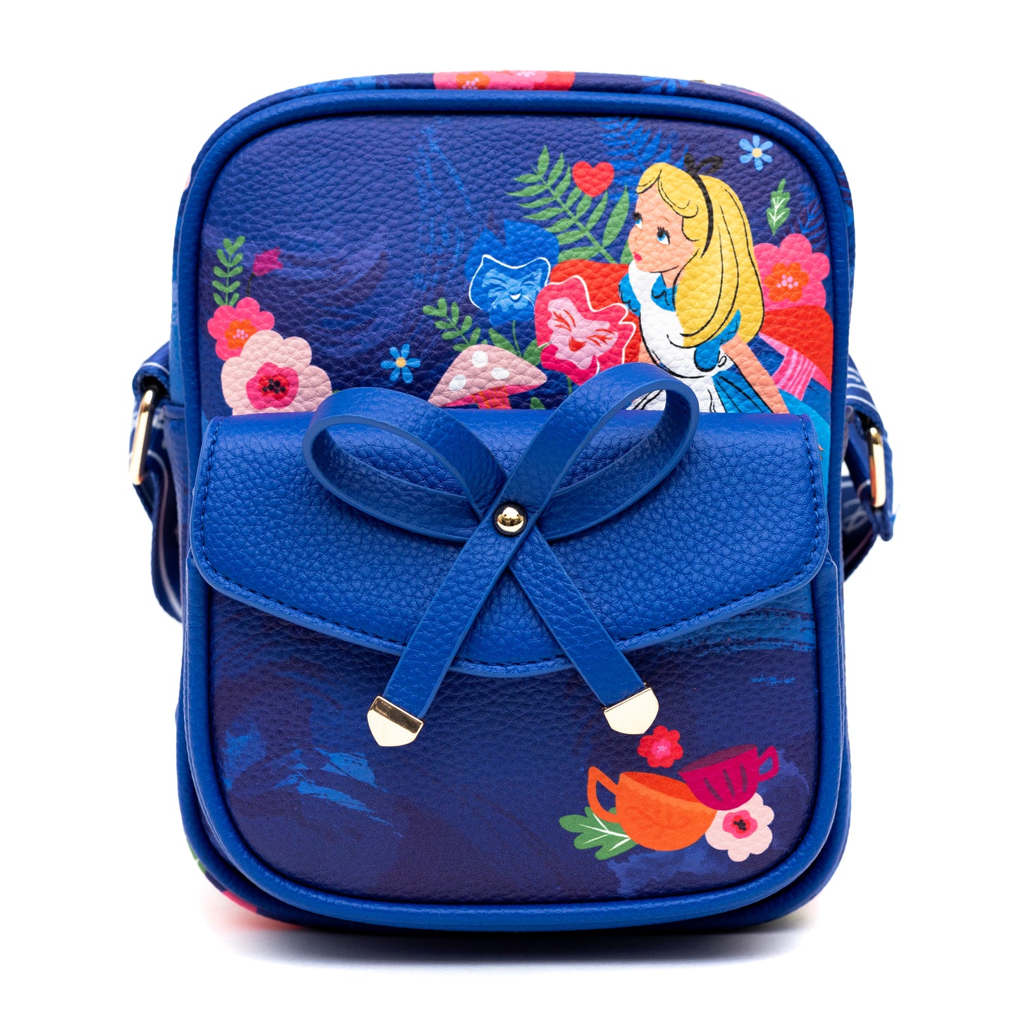 Alice in Wondenland Students Backpack Pretty Unique Art Travel Bag with  Crossbody Bag and Pen Bag 3Pcs/Set for Boys and Girls for Dating and Travel  