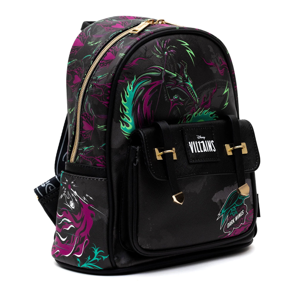 Loungefly Maleficent Faux Leather Mini Backpack Standard 