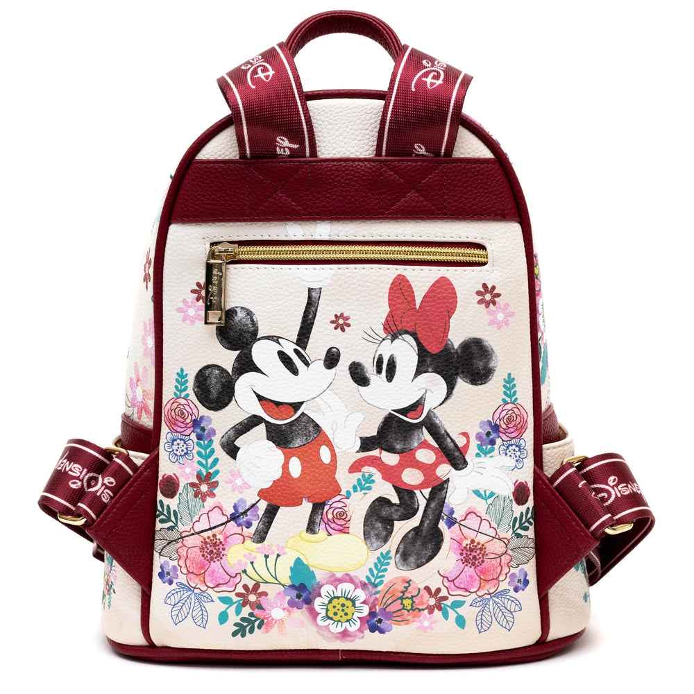 Mickey and Minnie Mouse WondaPop 11 Vegan Leather Fashion Mini Backpack