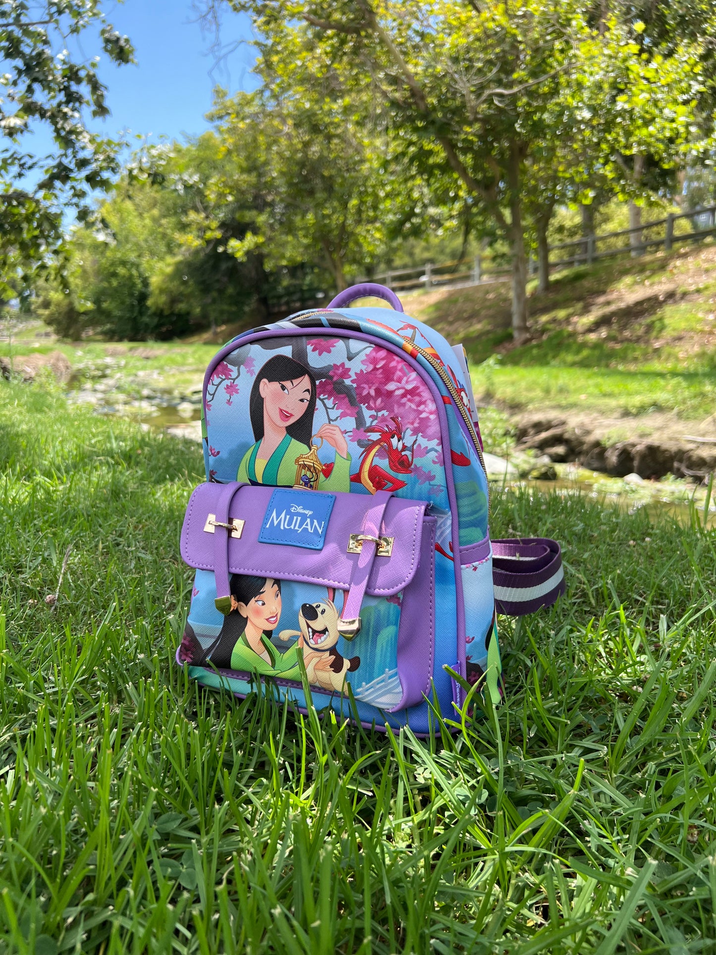 Disney Mulan 11 inch Vegan Leather Mini Backpack WondaPop